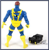 Cyclops (Light-Up Optic Blast) from X-Men - Series 5 manufactured by Toy Biz [Loose]