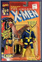 Cyclops (Light-Up Optic Blast) from X-Men - Series 5 manufactured by Toy Biz [Front]