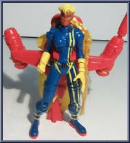 Shard (Future) from X-Men - Missile Flyers manufactured by Toy Biz [Loose]