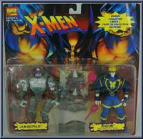 Havok / Junkpile from X-Men - Canadian 2-Pack - Series 2 manufactured by Toy Biz [Front]