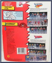 Juggernaut (Orange Boots) from X-Men - Series 3 manufactured by Toy Biz [Back]