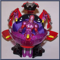 Magneto from X-Men - Battle Bases manufactured by Toy Biz [Loose]