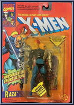 Raza from X-Men - Series 7 manufactured by Toy Biz [Front]