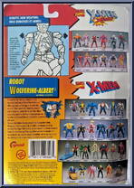 Wolverine (6th Edition - Robot Albert) from X-Men - Series 6 manufactured by Toy Biz [Back]
