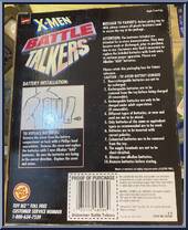 Wolverine from X-Men - 7" Battle Talkers manufactured by Toy Biz [Back]