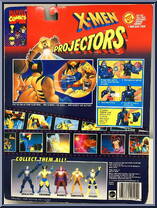 Wolverine from X-Men - Projectors manufactured by Toy Biz [Back]