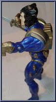 Wolverine (Spy) from X-Men - 10" Metallic Mutants manufactured by Toy Biz [Loose]