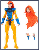 Jean Grey from X-Men - 90s Animated Series - Basic Series manufactured by Hasbro [Loose]