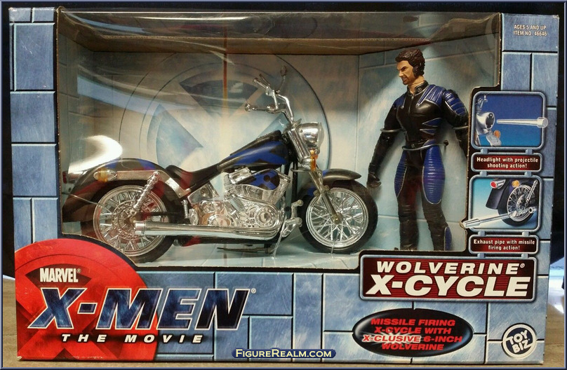 Wolverine X-cycle & Figure Marvel X-men The Movie by Toy Biz Item 46646 for sale online 