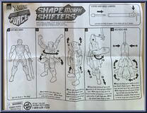 Morph from X-Men - Secret Weapon Force - Shape Shifters manufactured by Toy Biz [Instructions]