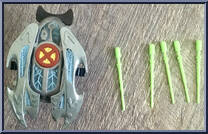 Wolverine from X-Men - Secret Weapon Force - Super Shooters manufactured by Toy Biz [Loose]