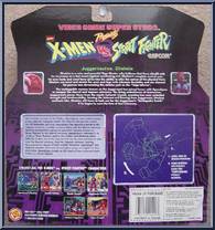 Juggernaut vs. Dhalsim from X-Men - vs Street Fighter - Series 2 manufactured by Toy Biz [Back]