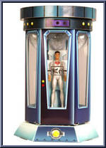 Superboy in Cloning Chamber from Young Justice - [4" Scale] - Exclusives manufactured by Mattel [Front]