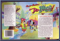 Huckleberry Hound from Yo Yogi! - Bend-Ems manufactured by Just Toys [Back]