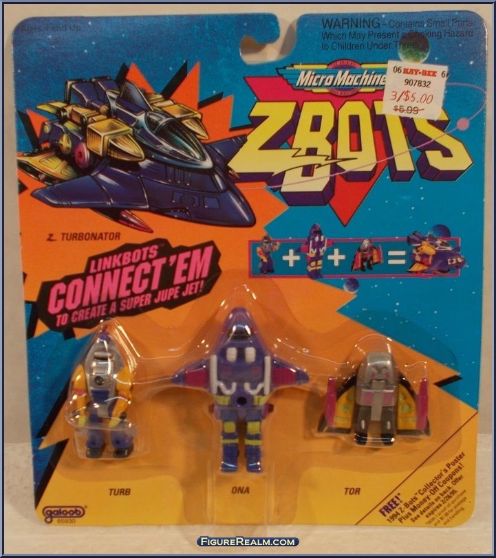 Turbonator - Z-Bots - Linkbots - Galoob Action Figure
