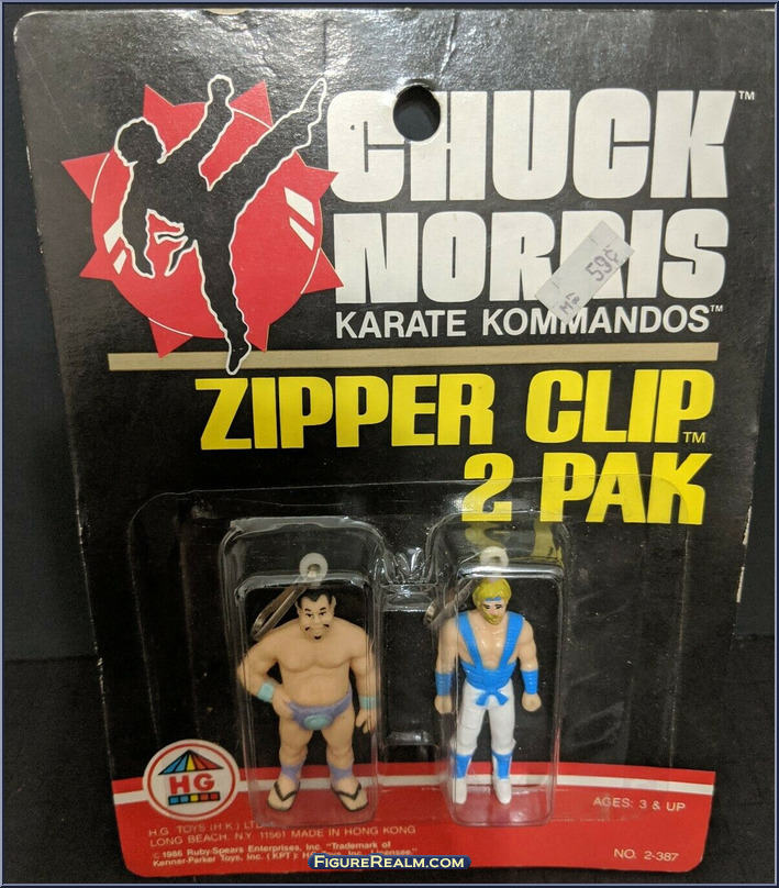 Tabe / Chuck Norris - Zipper Clips - Chuck Norris - HG Toys Action Figure