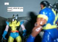 The Man with the Big Hammer Comic Strip Panel #3