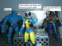 The Man with the Big Hammer Comic Strip Panel #7