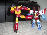 Rodimus Prime Vs Starscream Part V Comic Strip Panel #10