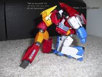 Rodimus Prime Vs Starscream Part V Comic Strip Panel #8
