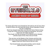 The Eternials - Vintage MOTU - Chapter I - Part I Comic Strip Panel #1