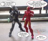 IRONMAN 2 Deleted Scene Comic Strip Panel #3