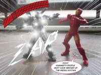 IRONMAN 2 Deleted Scene Comic Strip Panel #6