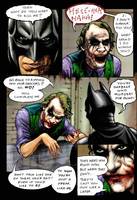 The Dark Knight: Interrogation Comic Strip Panel #2