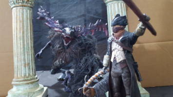 Cleric Beast vs Hunter Comic Strip Panel #2 [Thwwuump]