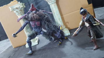Cleric Beast vs Hunter Comic Strip Panel #3 [Sccccreeeeeeaacchhhh]