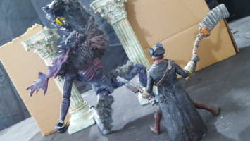 Cleric Beast vs Hunter Comic Strip Panel #5 [Chnnk *chk chk*]