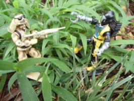 Howie's GI Joe Special Missions #1 - Incident in Sierra Gordo PART 1 Comic Strip Panel #11 [Dusty vs the Robot]