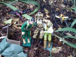 Howie's GI Joe Special Missions #1 - Incident in Sierra Gordo PART 2 Comic Strip Panel #14 [Injured, but Alive]