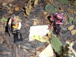 Howie's GI Joe Special Missions #1 - Incident in Sierra Gordo PART 2 Comic Strip Panel #2 [The Cobras Reposition]