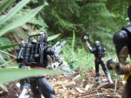 Howie's GI Joe Special Missions #1 - Incident in Sierra Gordo PART 2 Comic Strip Panel #4 [Here Come the BAT's!]