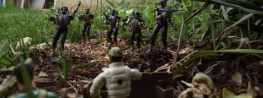 Howie's GI Joe Special Missions #1 - Incident in Sierra Gordo PART 2 Comic Strip Panel #5 [Getting Closer!]
