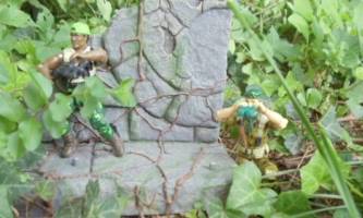 Howie's GI Joe Special Missions #2 - Border War PART 1 Comic Strip Panel #7 [Time to spy!!!]