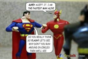 Fastest Man Alive Comic Strip Panel #1