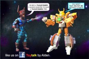 Play and Eat Comic Strip Panel #1