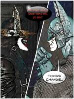 Battle of the Batmen Comic Strip Panel #7