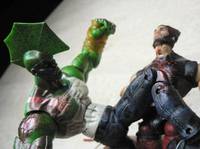 Bloody battle damaged red dragon (Marvel Legends) Custom Action Figure