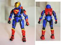 Superman Halo 3 (Halo) Custom Action Figure
