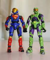 Superman Halo 3 (Halo) Custom Action Figure