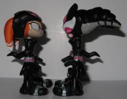Shade the Echidna (helmet and unmasked) (Sonic) Custom Action Figure