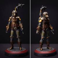 Steampunk boba fett (Star Wars) Custom Action Figure