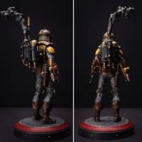 Steampunk boba fett (Star Wars) Custom Action Figure