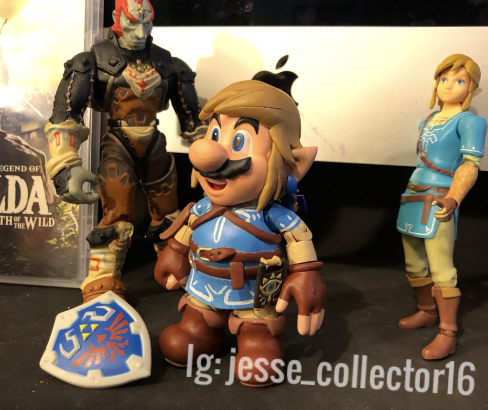 Breath of the wild Mario Nintendo custom toys legend of Zelda (Nintendo)  Custom Action Figure