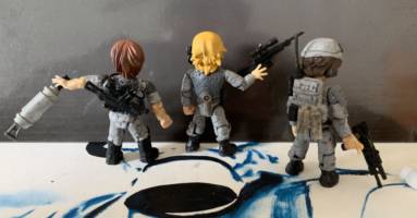 2” Terminator Resistance Soldiers (Terminator) Custom Miniature / Figurine