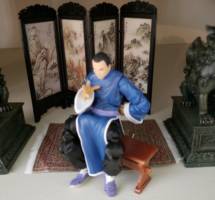 Ip man Donnie yen (Street Fighter) Custom Action Figure [Ip man sitting]