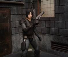 Corporate Machiko V2 (Alien vs Predator) Custom Action Figure